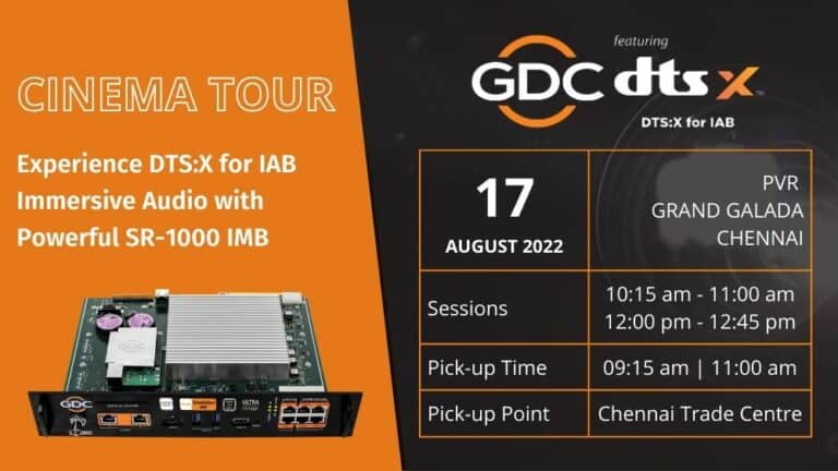 Big Cine Expo 2022 GDC Cinema Tour RSVP Invitation of GDC’s PVR Cinema Tour – Wednesday, 17 Aug – RSVP