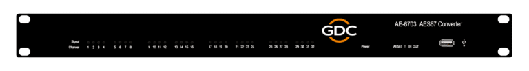 AES67/AES3 32+32-channel Bidirectional Converter