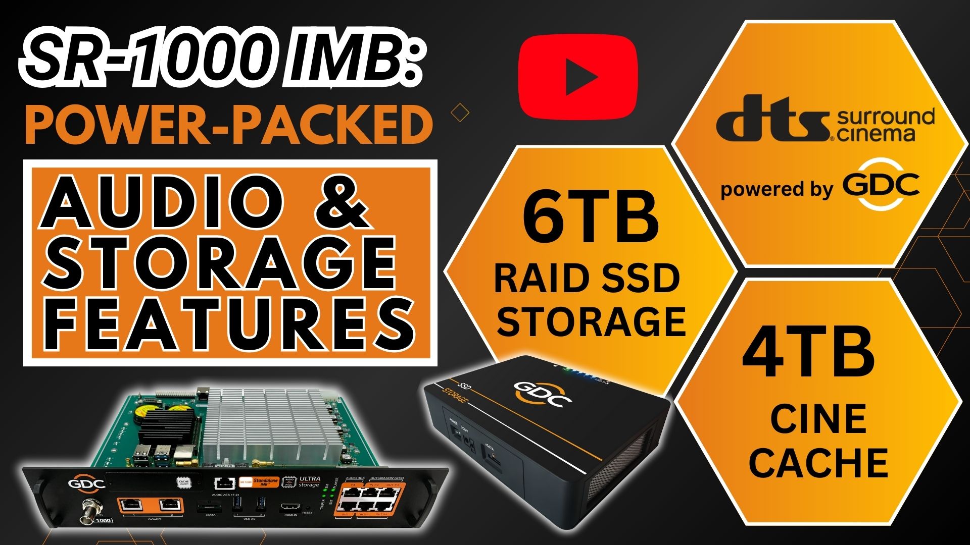 Introducing the SR-1000 IMB Power-Packed Audio and Storage Features