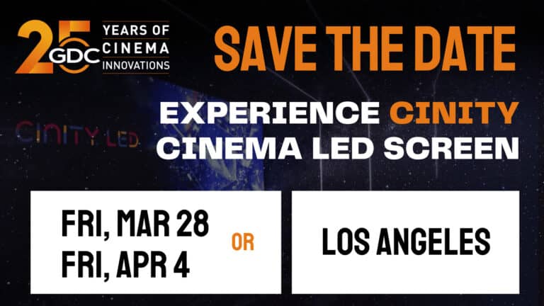 CinemaCon 25 Cinity Cinema LED Screen LA Tour