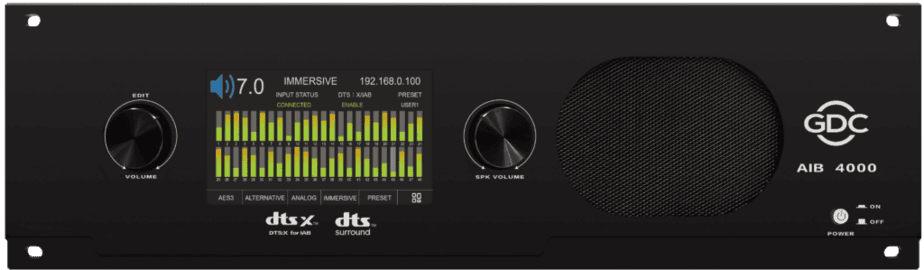 DTS:X for IAB Cinema Processor AIB-4000