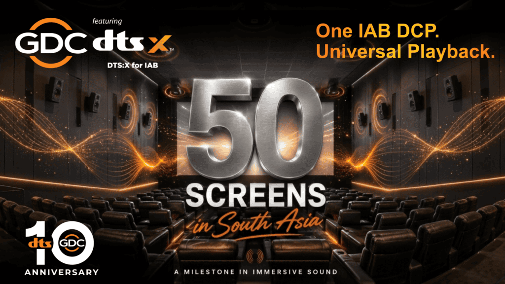 50 DTS:X for IAB Screens Across South Asia